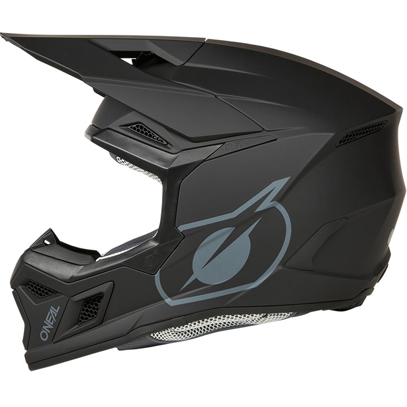Motokrosa ķivere O´Neal 3SRS Solid matēta melna