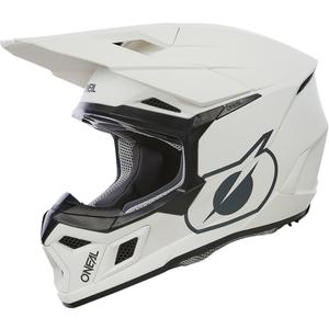 Motokrosa ķivere O´Neal 3SRS Solid matēta balta