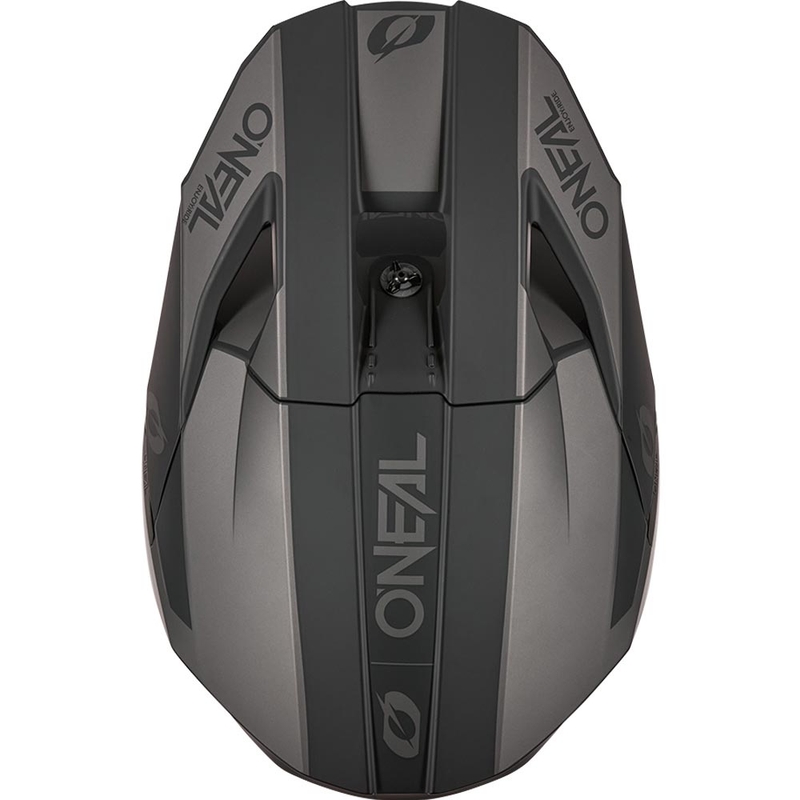Motokrosa ķivere O´Neal 3SRS Solid matēta melna-pelēka