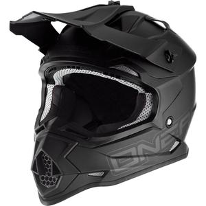 Motokrosa ķivere O´Neal 2SRS plakana matēta melna