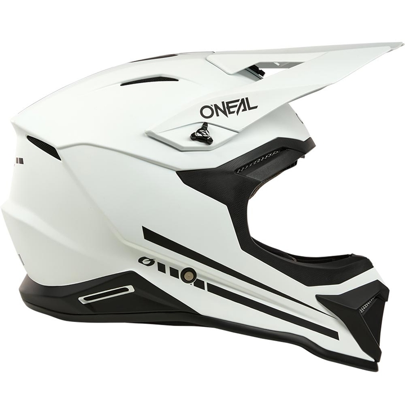 Motokrosa ķivere O´Neal 1SRS Solid matēta balta