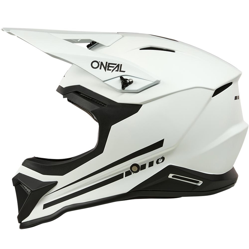 Motokrosa ķivere O´Neal 1SRS Solid matēta balta