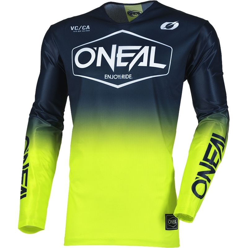 O'Neal Mayhem Hexx motokrosa krekls zils-fluorescējošs dzeltens