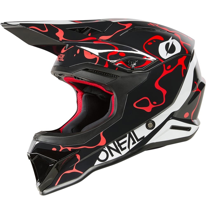 Motokrosa ķivere O´Neal 1SRS Splash melna-sarkana