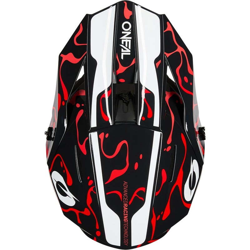 Motokrosa ķivere O´Neal 1SRS Splash melna-sarkana