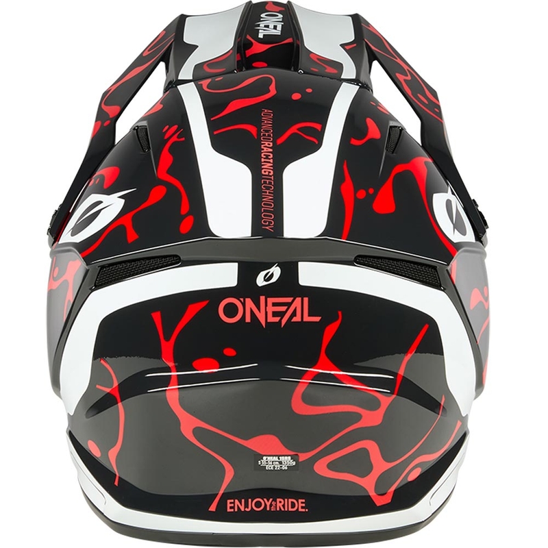 Motokrosa ķivere O´Neal 1SRS Splash melna-sarkana