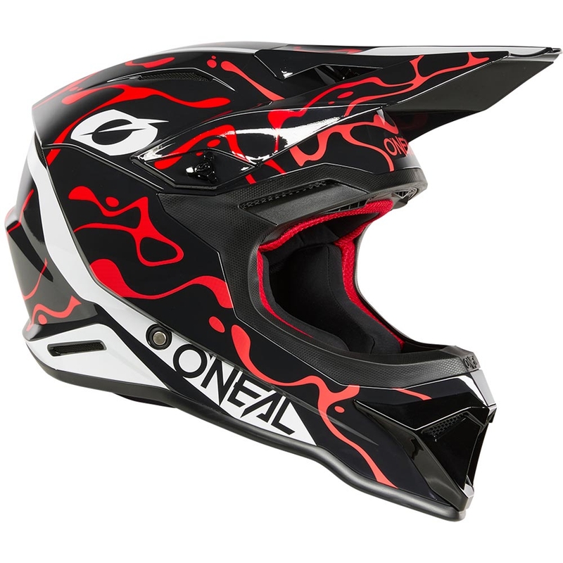 Motokrosa ķivere O´Neal 1SRS Splash melna-sarkana