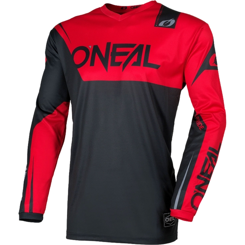 O'Neal Element Racewear motokrosa krekls melns-sarkans