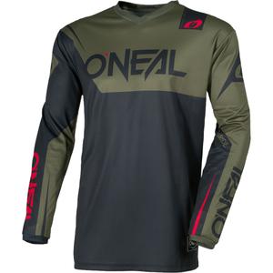O'Neal Element Racewear motokrosa krekls, melns-olīvs