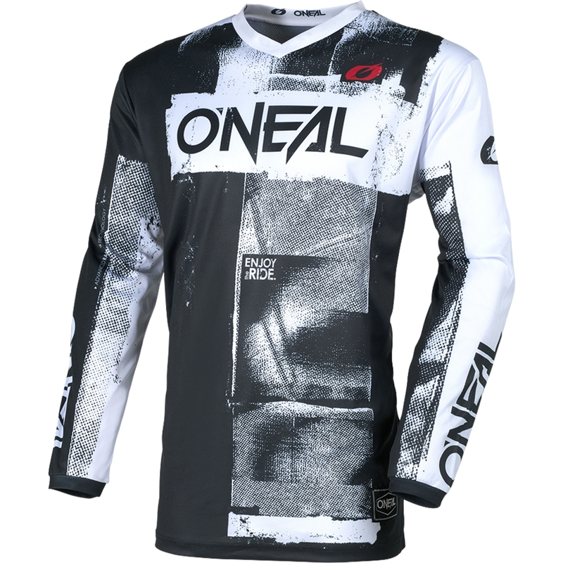 O'Neal Element Roller motokrosa krekls melns-balts