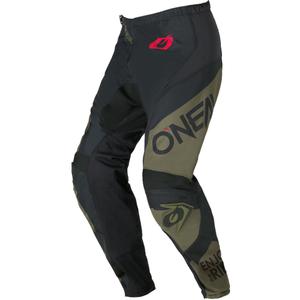 O'Neal Element Racewear motokrosa bikses melnas-olīvu krāsas