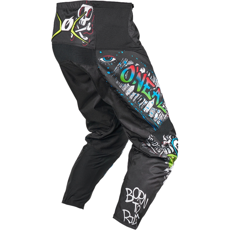 O´Neal Element Rancid  motokrosa bikses melnas-baltas