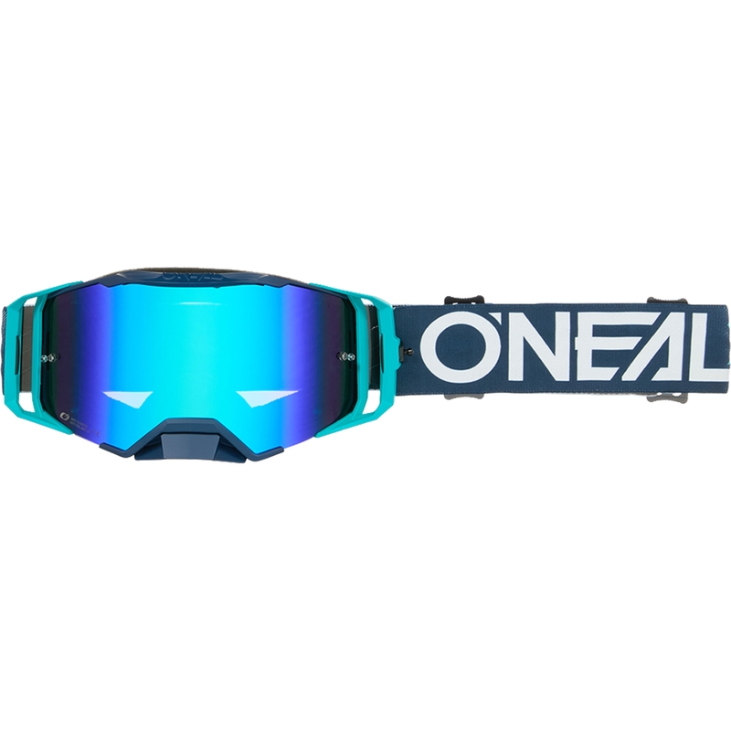 Motokrosa brilles O´Neal B-33 Hexa zilas (irīdija zils pleksiglass)