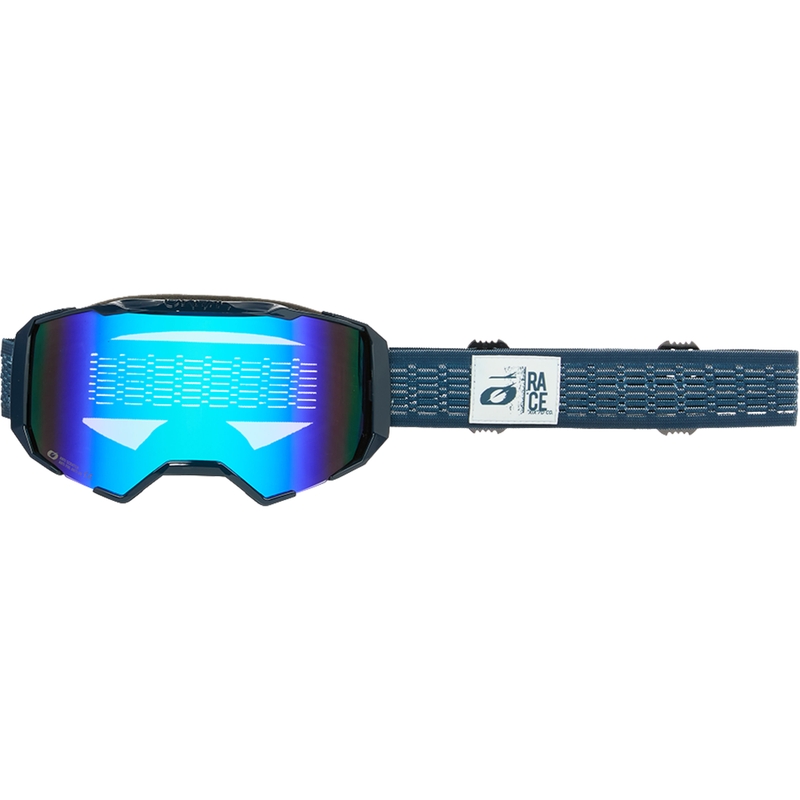 Motokrosa brilles O´Neal B-22 Static zilas (irīdija zils pleksiglass)