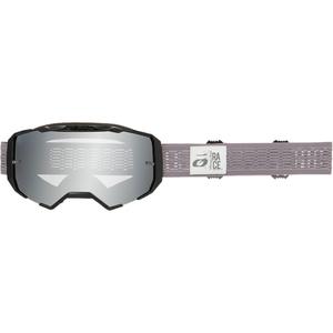 Motokrosa brilles O´Neal B-22 Static pelēkas (sudrabaini spoguļotas pleksiglasa)