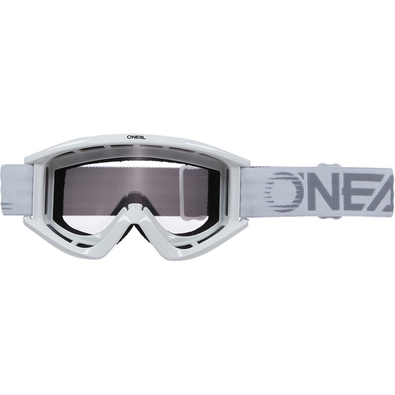 Motokrosa brilles O´Neal B-Zero baltas (caurspīdīgs pleksiglass)