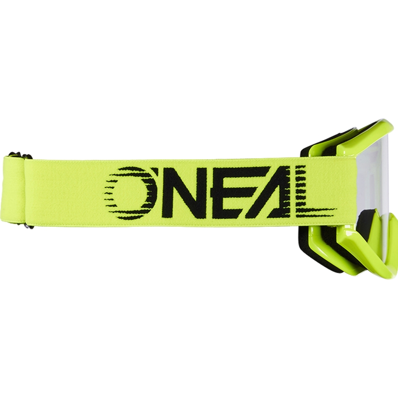 Motokrosa brilles O´Neal B-Zero fluorescējošas dzeltenas (caurspīdīgs pleksiglass)