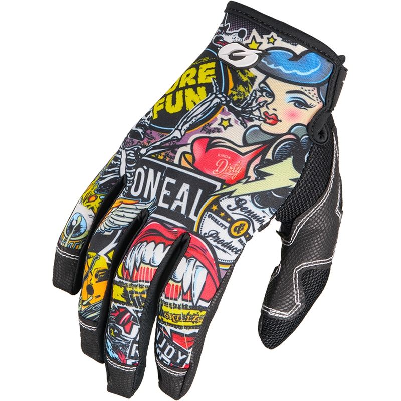Motokrosa cimdi O´Neal Mayhem Crank daudzkrāsaini