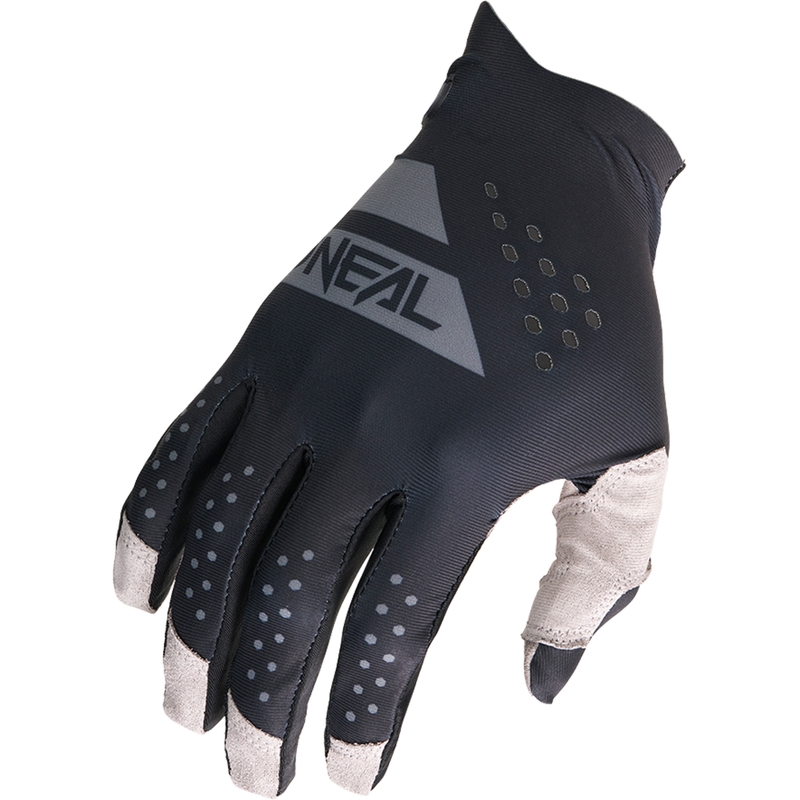 O´Neal Pin it uzvelkamie motokrosa cimdi melni pelēki