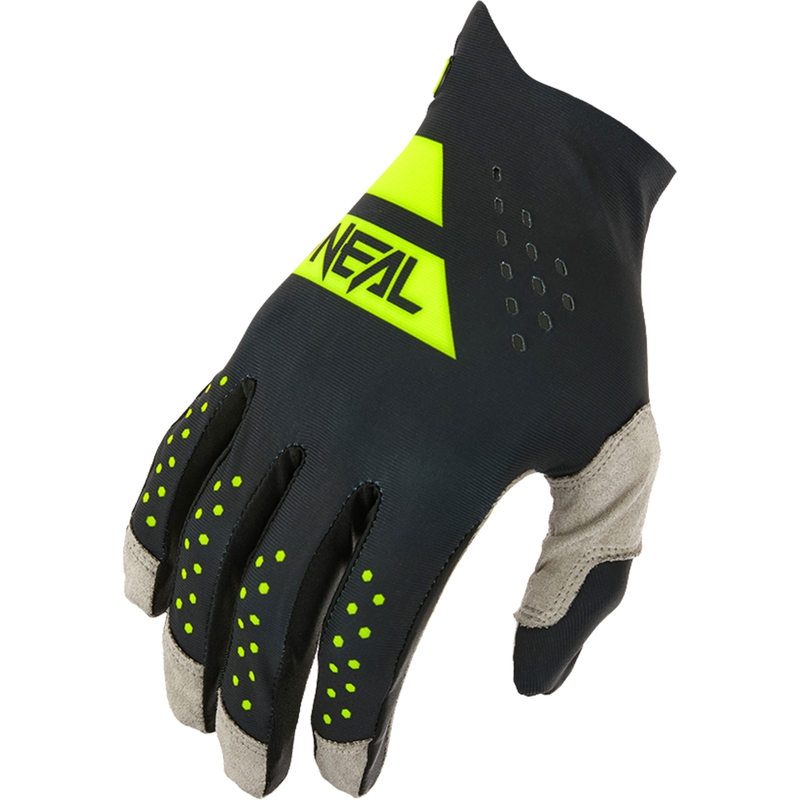 O´Neal Pin it uzvelkamie motokrosa cimdi melni-fluorēti dzelteni