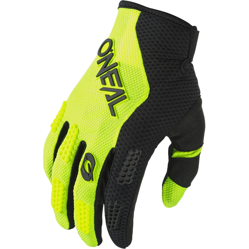 O´Neal Element Racewear motokrosa cimdi melni-fluorēti dzelteni