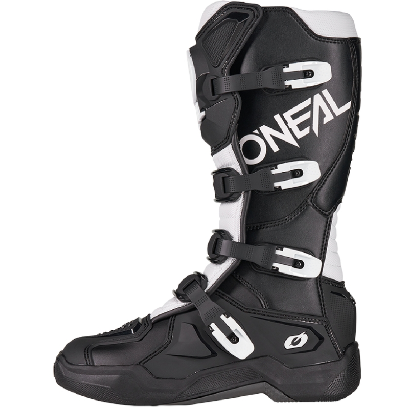 O'Neal 3SRS motokrosa zābaki melni-balti