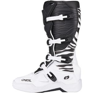O'Neal 3SRS Zebra motokrosa zābaki melni-balti