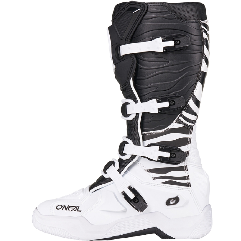 O'Neal 3SRS Zebra motokrosa zābaki melni-balti
