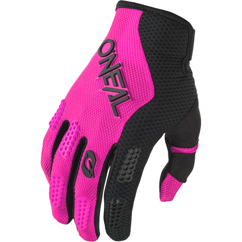 Sieviešu motokrosa cimdi O´Neal Element Racewear melni rozā