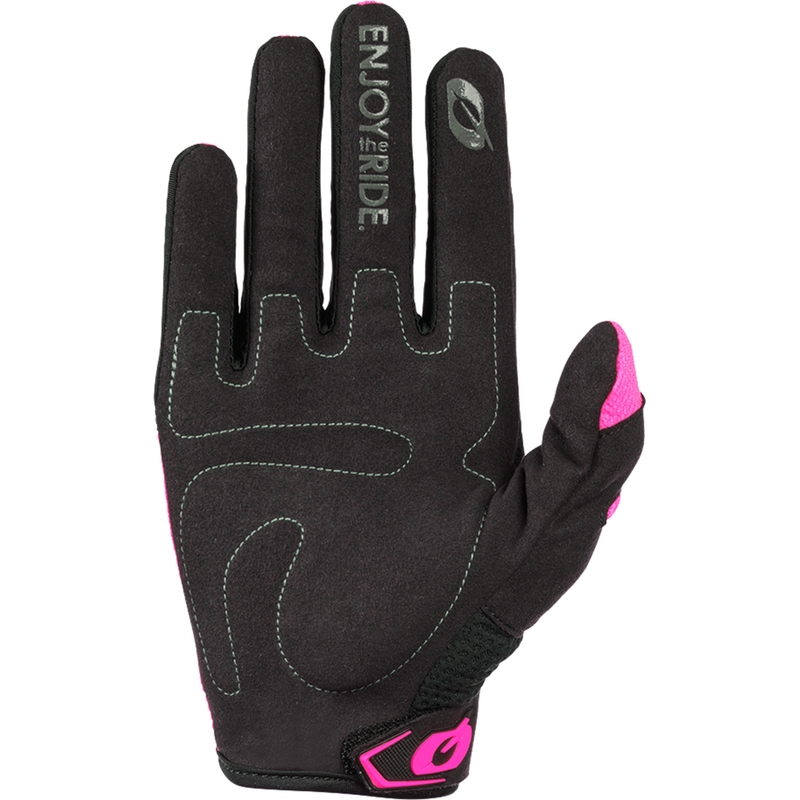 Sieviešu motokrosa cimdi O´Neal Element Racewear melni rozā