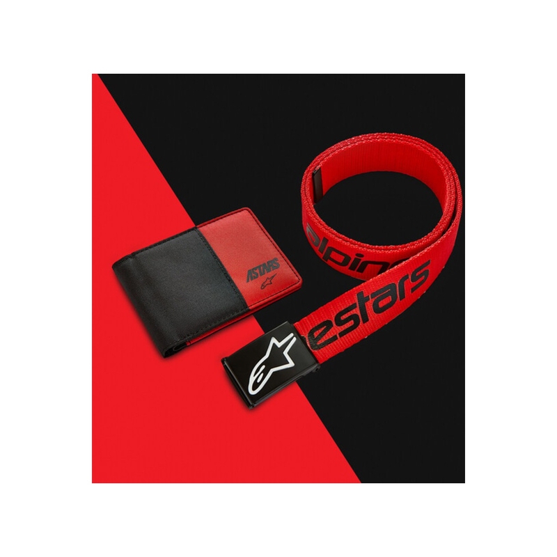 Alpinestars Linear Web josta melna-sarkana