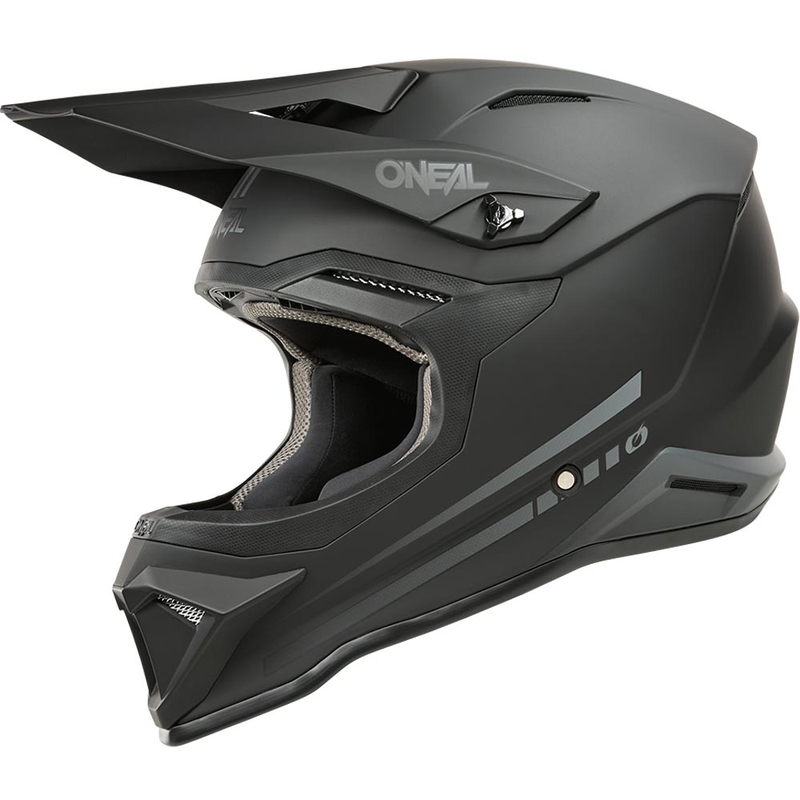 Bērnu motokrosa ķivere O'Neal 3SRS Solid matēta melna