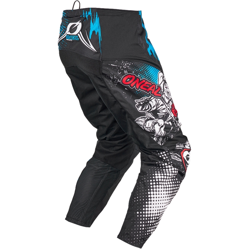 O'Neal Element Villain bērnu motokrosa bikses, baltas