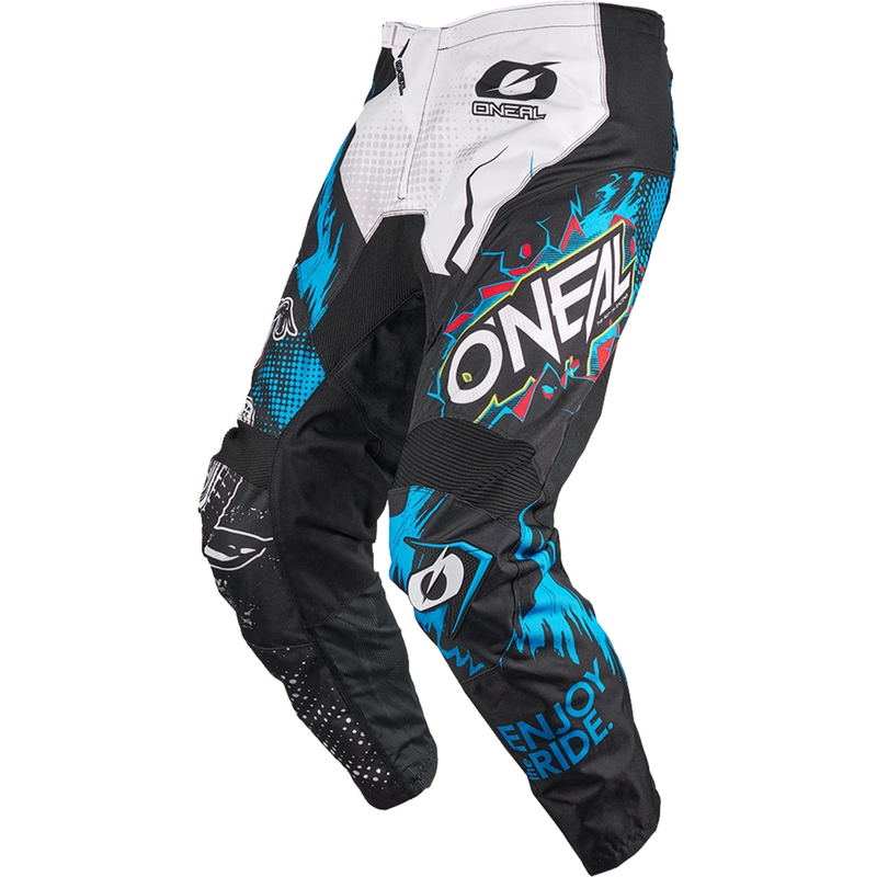 O'Neal Element Villain bērnu motokrosa bikses, baltas