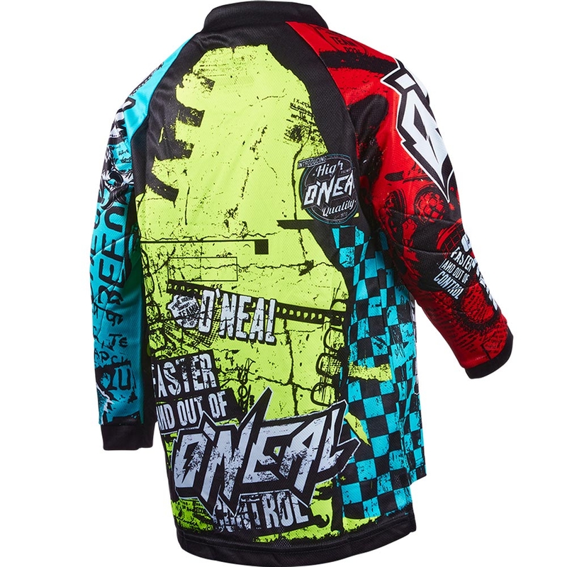 O'Neal Element Wild bērnu motokrosa krekls, daudzkrāsains