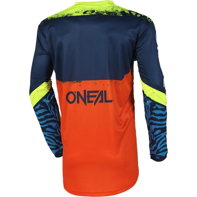 O'Neal Element Shocker bērnu motokrosa krekls zils-oranžs