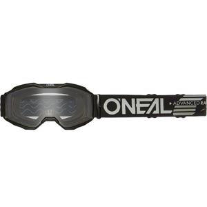 O'Neal B-10 Solid bērnu motokrosa brilles, melnas ar caurspīdīgu lēcu