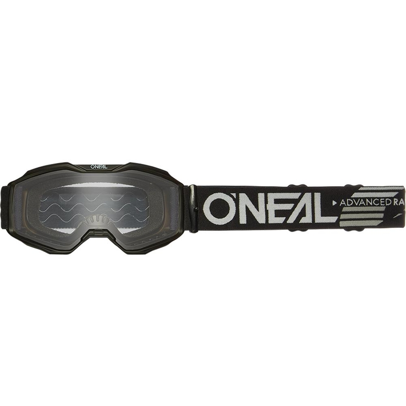 O'Neal B-10 Solid bērnu motokrosa brilles, melnas ar caurspīdīgu lēcu