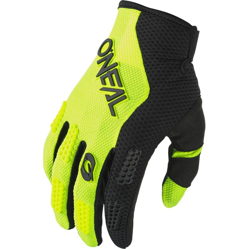 O´Neal Element Racewear bērnu motokrosa cimdi melni-fluorēti dzelteni