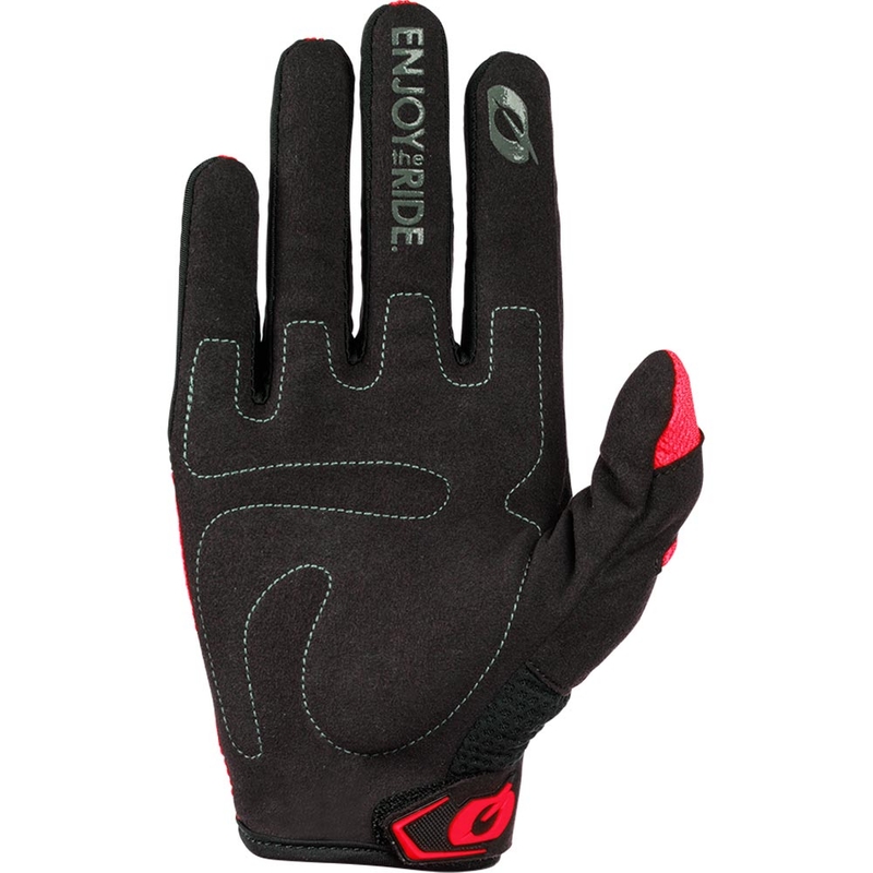 O'Neal Element Racewear bērnu motokrosa cimdi melni-sarkani