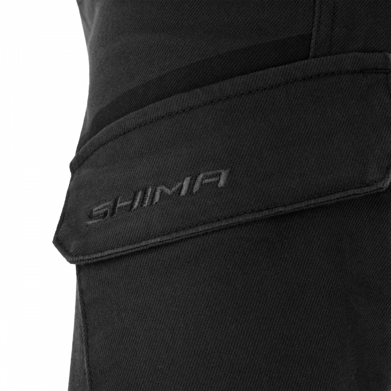 Shima Recon pagarinātās motocikla bikses, melnas