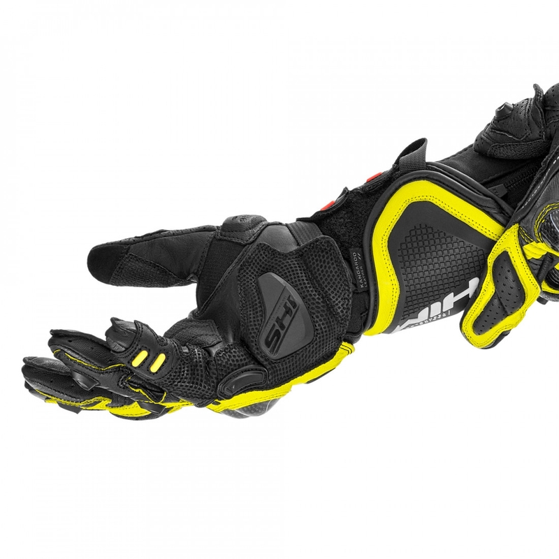Shima RS-3 motocikla cimdi, fluorescējoši dzelteni