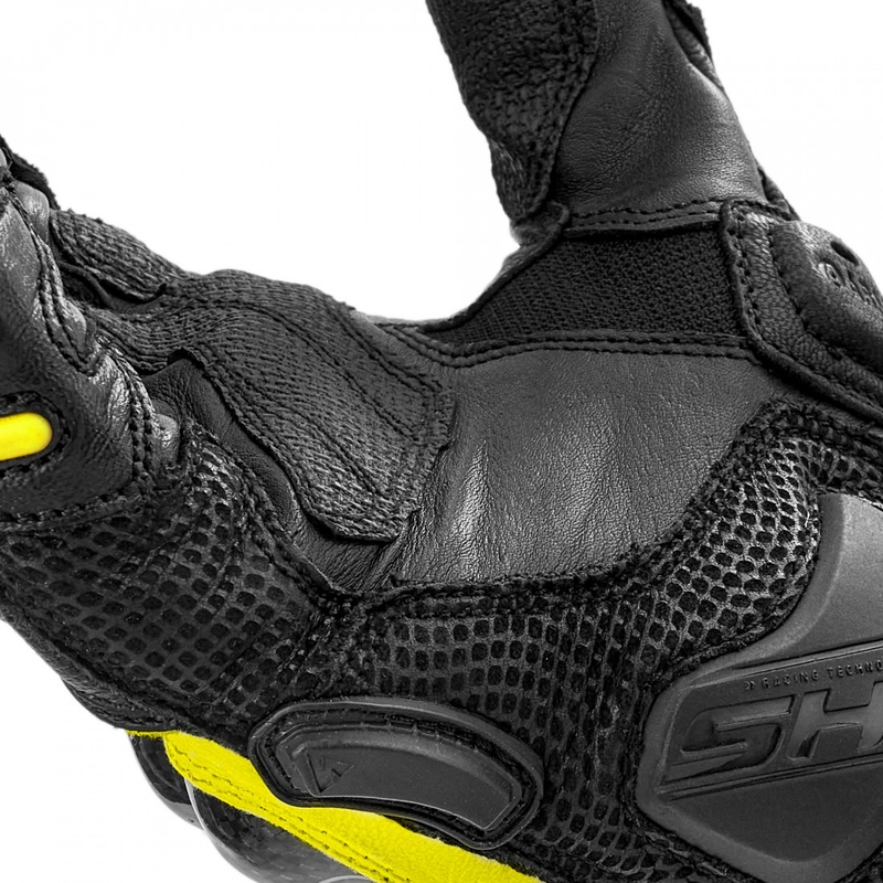 Shima RS-3 motocikla cimdi, fluorescējoši dzelteni