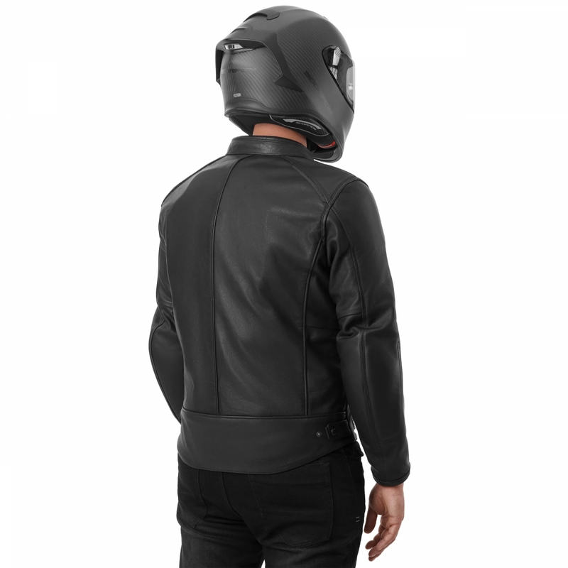 Ādas motocikla jaka Shima Hunter 3.0 melna