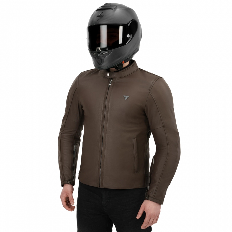 Shima Hunter 3.0 ādas motocikla jaka brūna