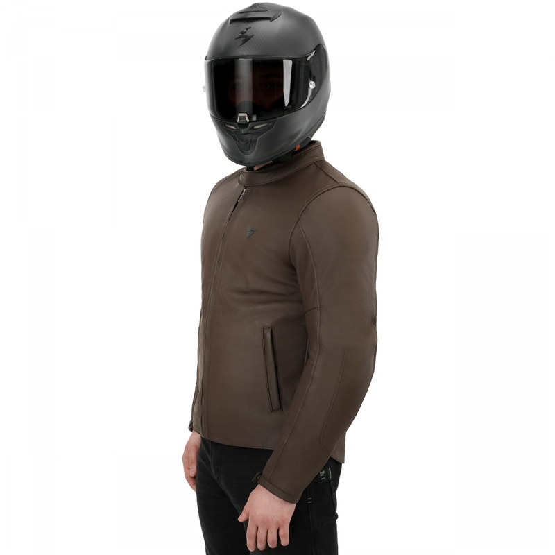 Shima Hunter 3.0 ādas motocikla jaka brūna