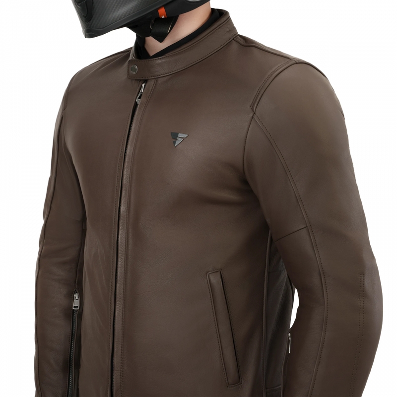 Shima Hunter 3.0 ādas motocikla jaka brūna
