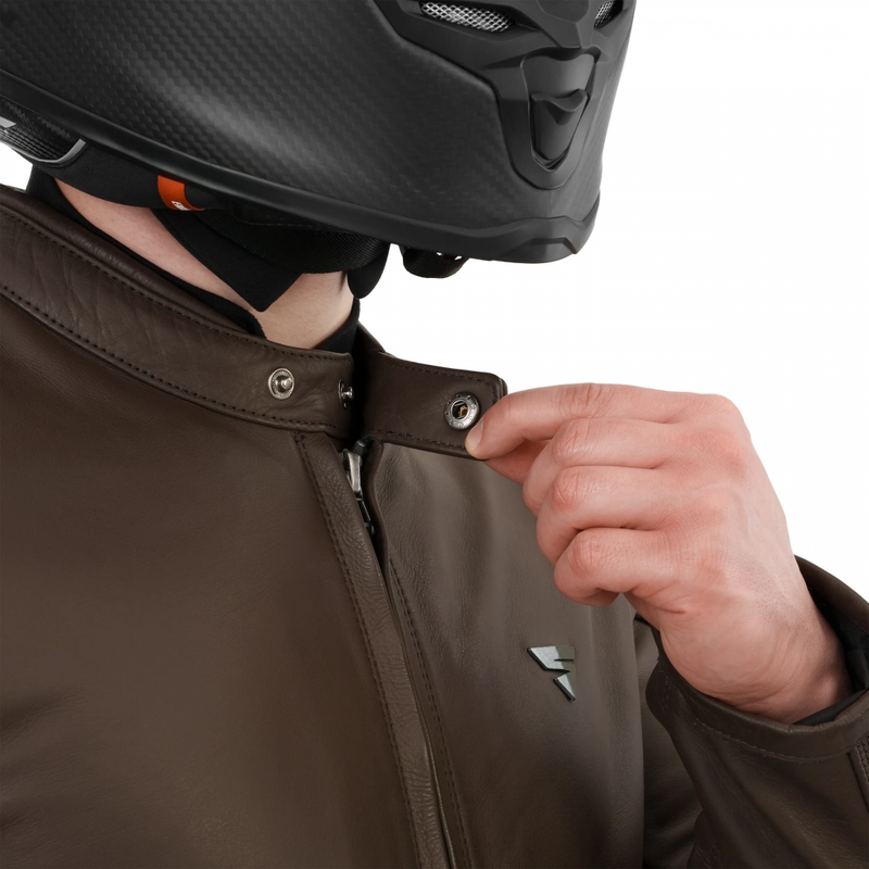 Shima Hunter 3.0 ādas motocikla jaka brūna