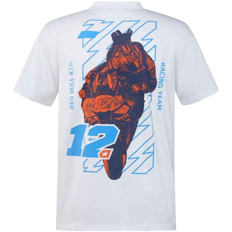 KTM Viñales braucēja T-krekls, balts