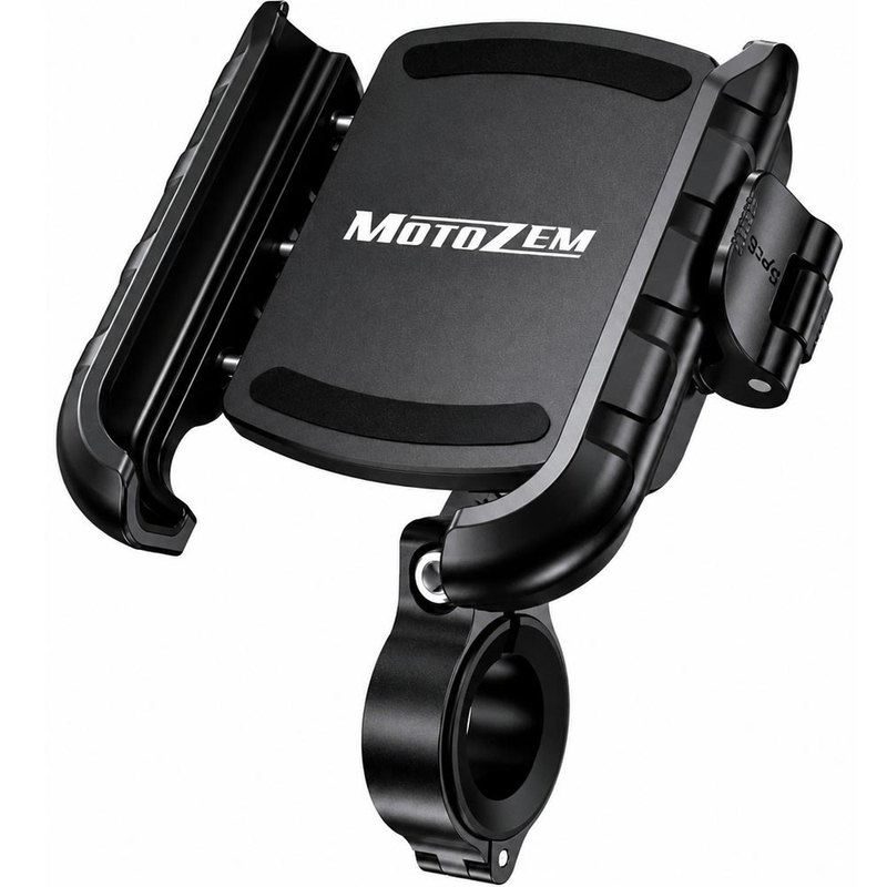 Vibrāciju slāpējošs telefona turētājs MotoZem ISO PRO melns